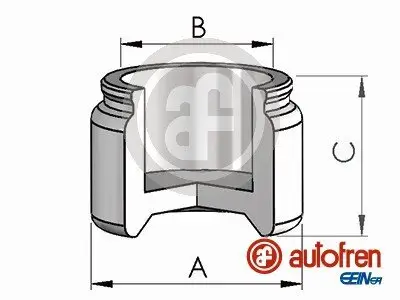 Kolben, Bremssattel Vorderachse AUTOFREN SEINSA D025880 Bild Kolben, Bremssattel Vorderachse AUTOFREN SEINSA D025880