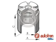 Kolben, Bremssattel Hinterachse AUTOFREN SEINSA D025120