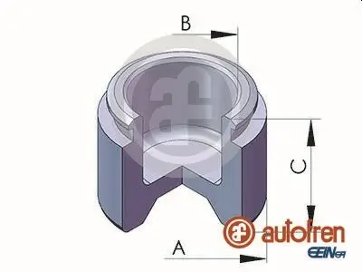 Kolben, Bremssattel Vorderachse AUTOFREN SEINSA D025346 Bild Kolben, Bremssattel Vorderachse AUTOFREN SEINSA D025346