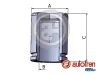 Kolben, Bremssattel Hinterachse AUTOFREN SEINSA D025440