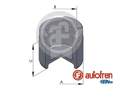 Kolben, Bremssattel Vorderachse AUTOFREN SEINSA D025458 Bild Kolben, Bremssattel Vorderachse AUTOFREN SEINSA D025458