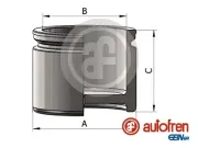 Kolben, Bremssattel Vorderachse AUTOFREN SEINSA D025761