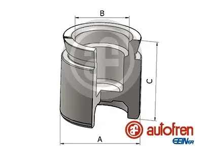 Kolben, Bremssattel Vorderachse AUTOFREN SEINSA D025861 Bild Kolben, Bremssattel Vorderachse AUTOFREN SEINSA D025861