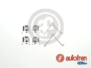 Zubehörsatz, Scheibenbremsbelag Hinterachse AUTOFREN SEINSA D42350A