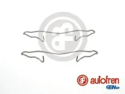 Zubehörsatz, Scheibenbremsbelag Vorderachse AUTOFREN SEINSA D42393A
