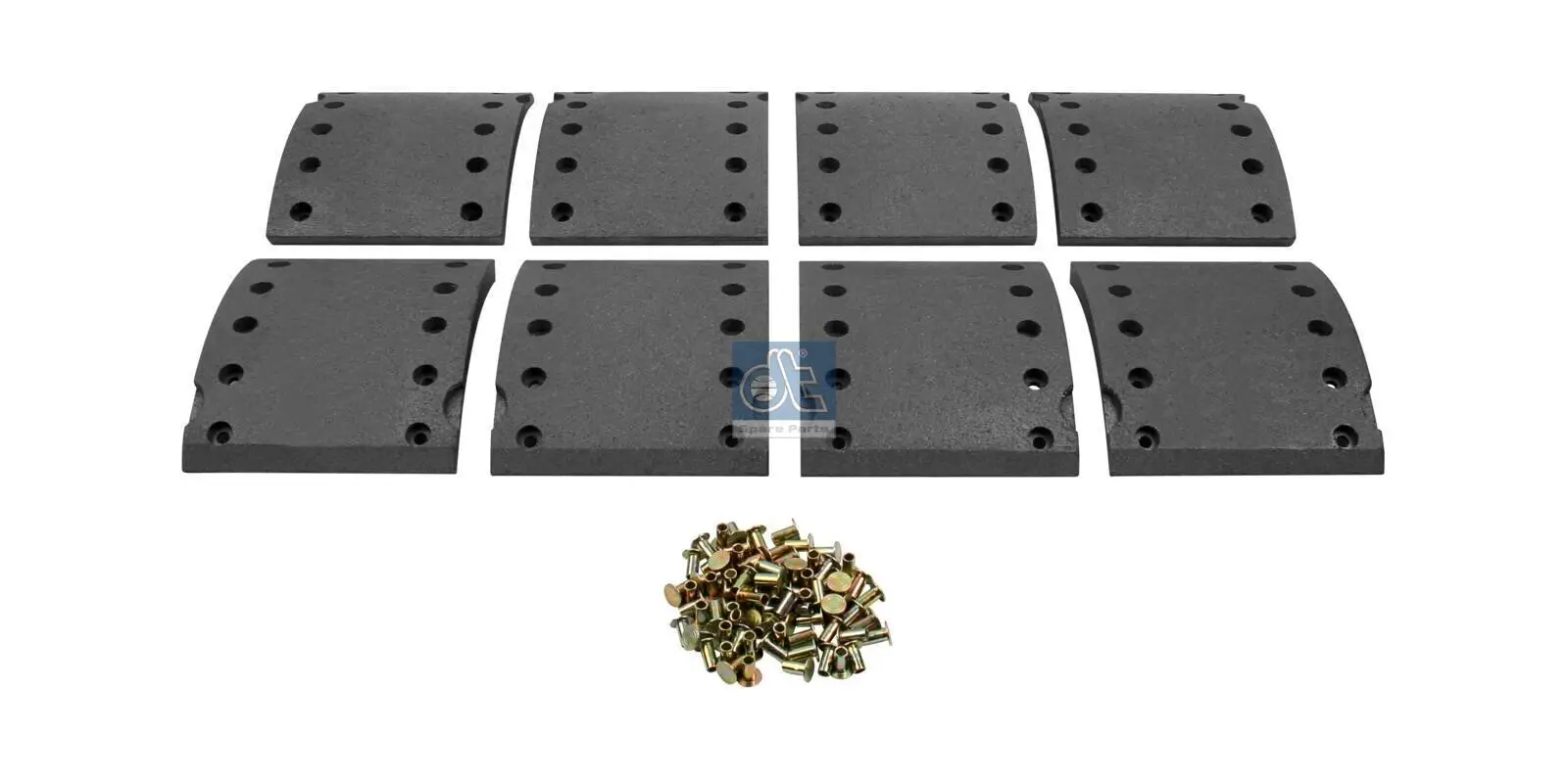 Bremsbelagsatz, Trommelbremse Hinterachse DT Spare Parts 10.13002