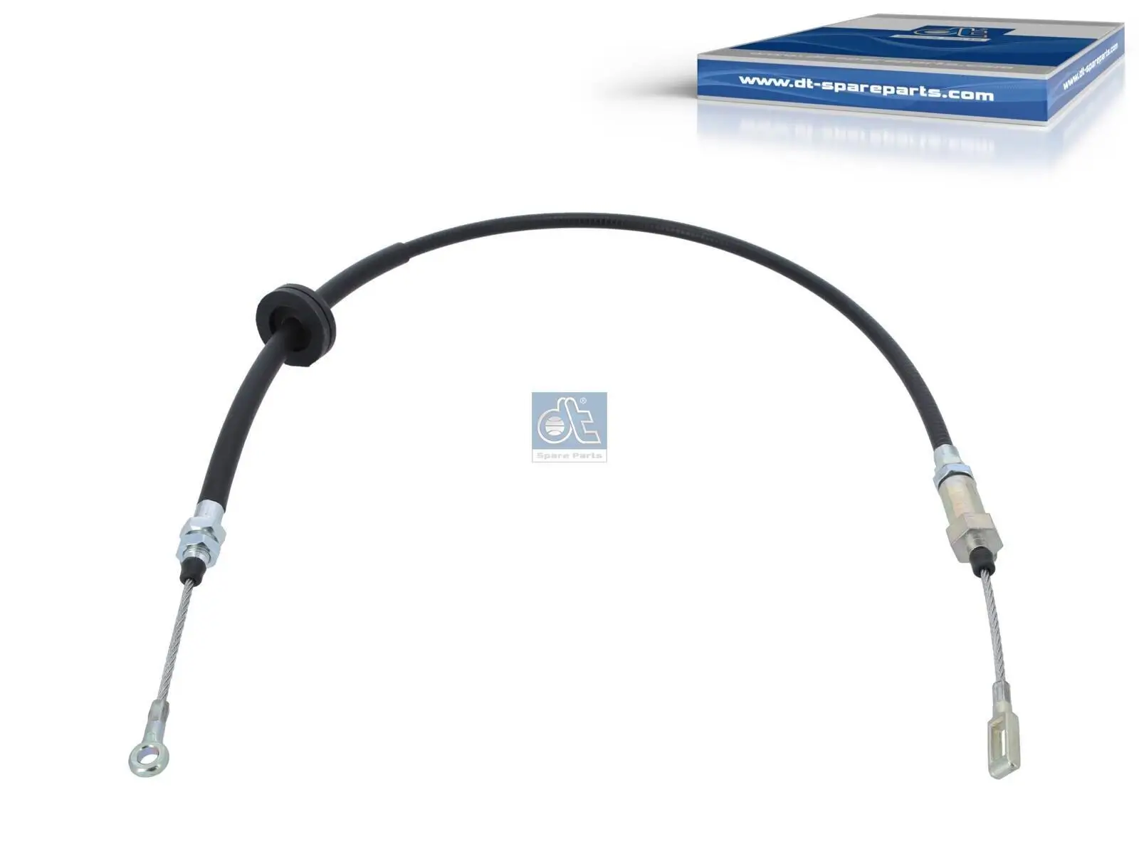 Seilzug, Feststellbremse vorne DT Spare Parts 12.47000