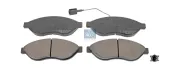 Bremsbelagsatz, Scheibenbremse Vorderachse DT Spare Parts 12.93100