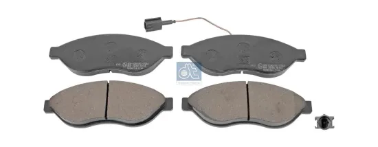 Bremsbelagsatz, Scheibenbremse Vorderachse DT Spare Parts 12.93100 Bild Bremsbelagsatz, Scheibenbremse Vorderachse DT Spare Parts 12.93100