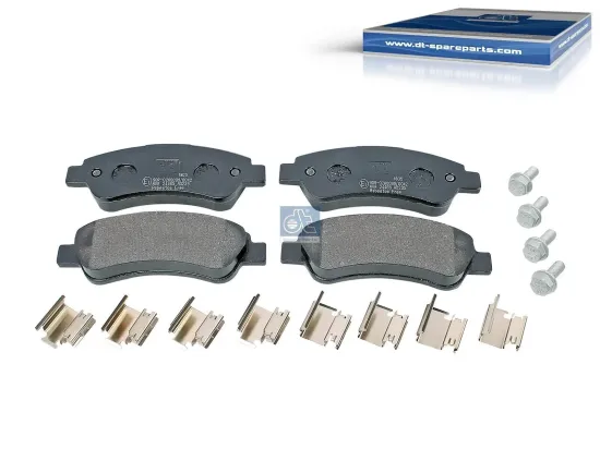 Bremsbelagsatz, Scheibenbremse Hinterachse DT Spare Parts 12.93102 Bild Bremsbelagsatz, Scheibenbremse Hinterachse DT Spare Parts 12.93102