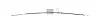 Seilzug, Feststellbremse vorne DT Spare Parts 13.33001