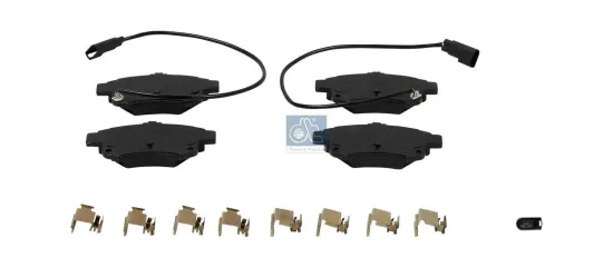 Bremsbelagsatz, Scheibenbremse Hinterachse DT Spare Parts 13.93102 Bild Bremsbelagsatz, Scheibenbremse Hinterachse DT Spare Parts 13.93102