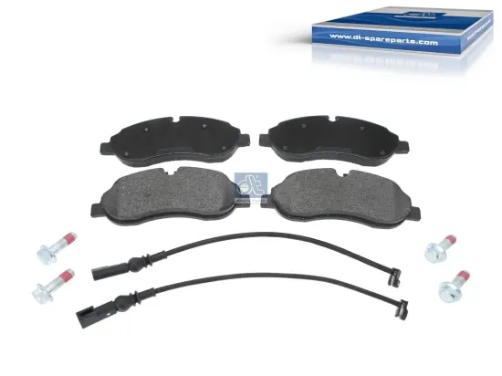 Bremsbelagsatz, Scheibenbremse Vorderachse DT Spare Parts 13.93107 Bild Bremsbelagsatz, Scheibenbremse Vorderachse DT Spare Parts 13.93107