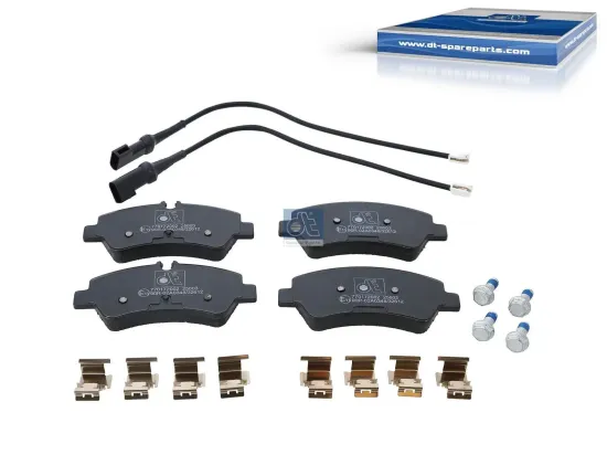 Bremsbelagsatz, Scheibenbremse Hinterachse DT Spare Parts 13.93112 Bild Bremsbelagsatz, Scheibenbremse Hinterachse DT Spare Parts 13.93112