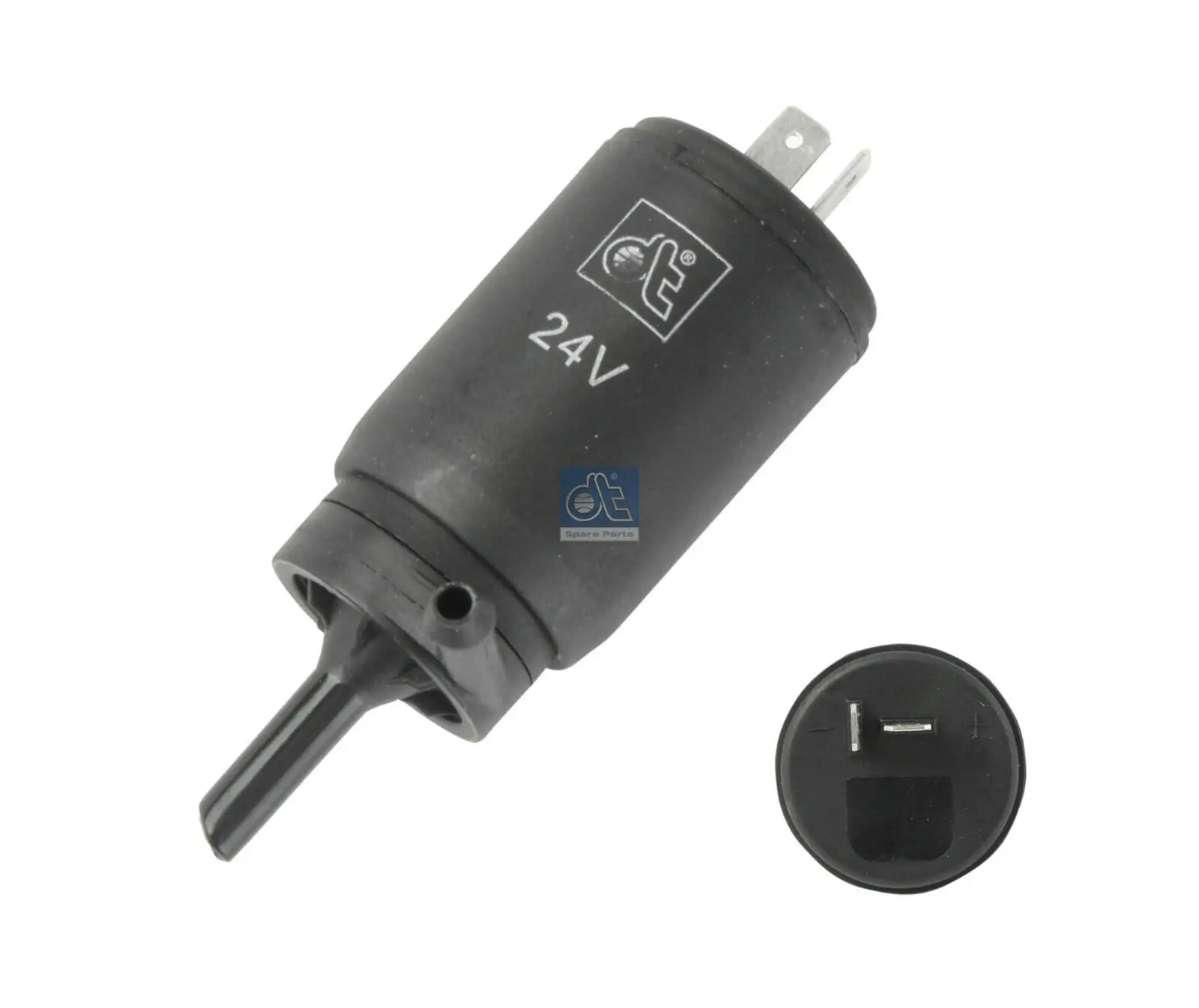 Waschwasserpumpe, Scheibenreinigung 24 V vorne DT Spare Parts 1.22021