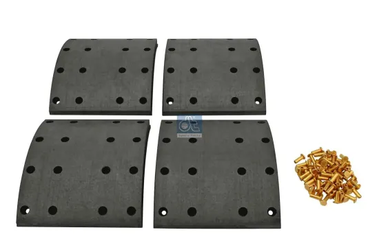 Bremsbelagsatz, Trommelbremse Hinterachse DT Spare Parts 1.35001 Bild Bremsbelagsatz, Trommelbremse Hinterachse DT Spare Parts 1.35001