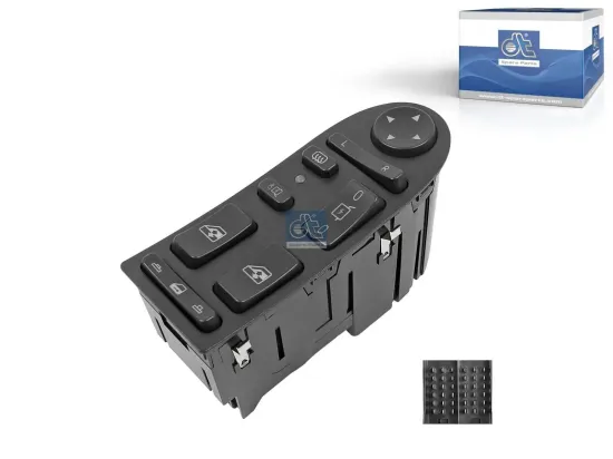 Schalter, Fensterheber fahrerseitig DT Spare Parts 3.37086 Bild Schalter, Fensterheber fahrerseitig DT Spare Parts 3.37086