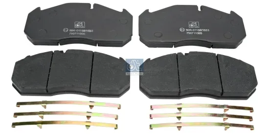 Bremsbelagsatz, Scheibenbremse Vorderachse DT Spare Parts 3.96401 Bild Bremsbelagsatz, Scheibenbremse Vorderachse DT Spare Parts 3.96401
