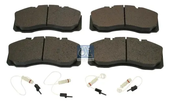 Bremsbelagsatz, Scheibenbremse Vorderachse DT Spare Parts 4.90931 Bild Bremsbelagsatz, Scheibenbremse Vorderachse DT Spare Parts 4.90931