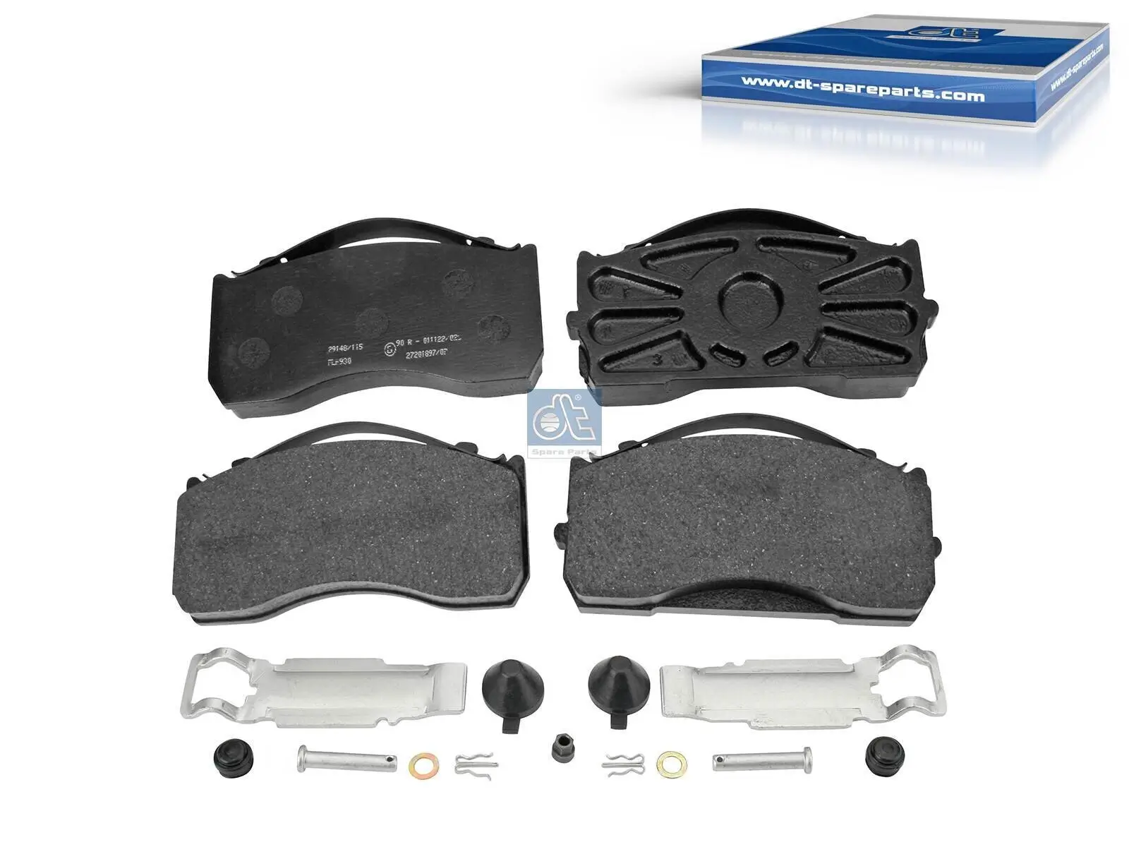 Bremsbelagsatz, Scheibenbremse Hinterachse DT Spare Parts 4.90933