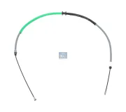 Seilzug, Feststellbremse hinten DT Spare Parts 6.62034