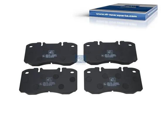 Bremsbelagsatz, Scheibenbremse Vorderachse DT Spare Parts 7.92600 Bild Bremsbelagsatz, Scheibenbremse Vorderachse DT Spare Parts 7.92600