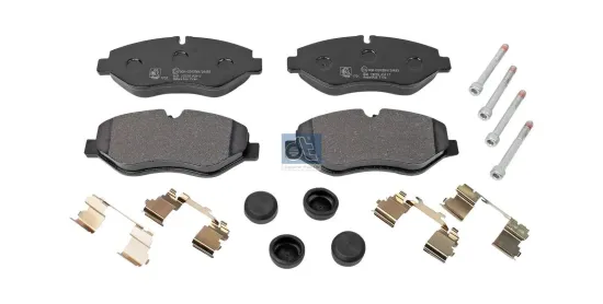 Bremsbelagsatz, Scheibenbremse Vorderachse DT Spare Parts 7.92607 Bild Bremsbelagsatz, Scheibenbremse Vorderachse DT Spare Parts 7.92607