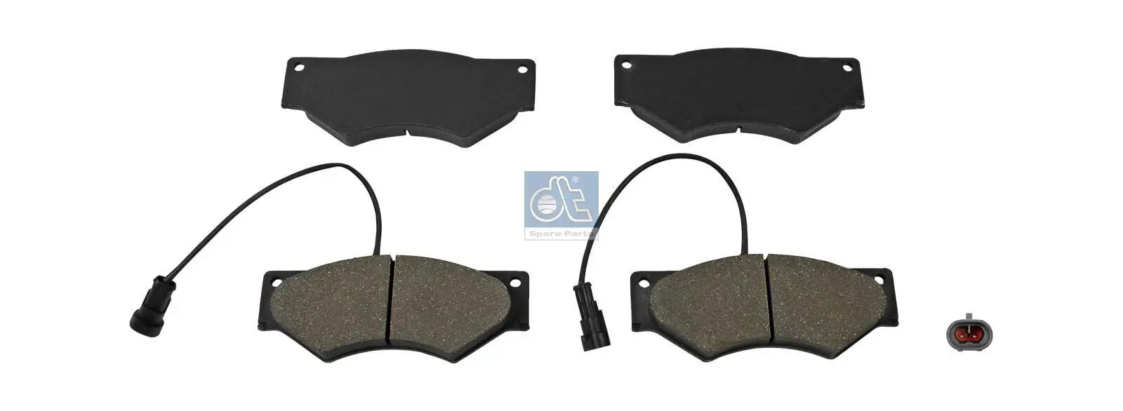 Bremsbelagsatz, Scheibenbremse Vorderachse DT Spare Parts 7.92612