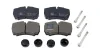 Bremsbelagsatz, Scheibenbremse Hinterachse DT Spare Parts 7.92614 Bild Bremsbelagsatz, Scheibenbremse Hinterachse DT Spare Parts 7.92614