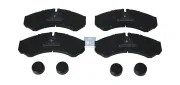Bremsbelagsatz, Scheibenbremse Vorderachse DT Spare Parts 7.92616