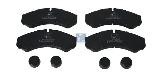 Bremsbelagsatz, Scheibenbremse Vorderachse DT Spare Parts 7.92616 Bild Bremsbelagsatz, Scheibenbremse Vorderachse DT Spare Parts 7.92616