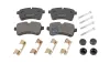 Bremsbelagsatz, Scheibenbremse Hinterachse DT Spare Parts 7.92618