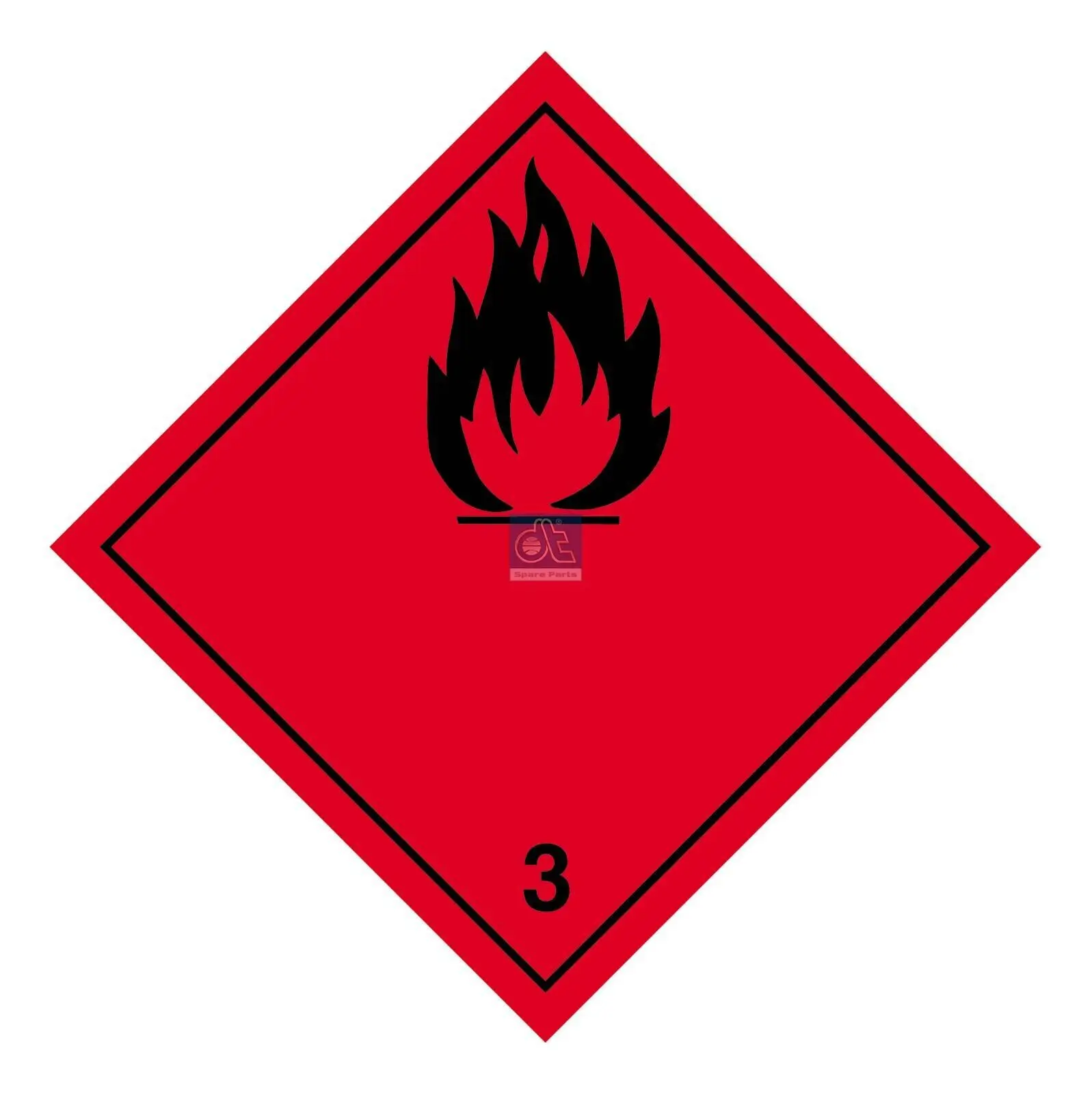 Warnmarkierung DT Spare Parts 9.69460
