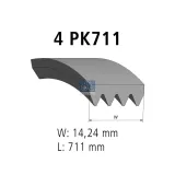 Keilrippenriemen DT Spare Parts 11.12076