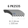 Keilrippenriemen DT Spare Parts 11.12088 Bild Keilrippenriemen DT Spare Parts 11.12088
