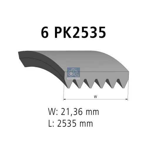 Keilrippenriemen DT Spare Parts 11.12088 Bild Keilrippenriemen DT Spare Parts 11.12088