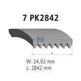 Keilrippenriemen DT Spare Parts 13.43507