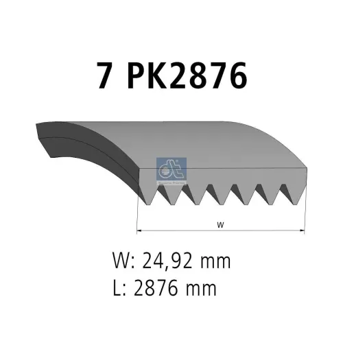 Keilrippenriemen DT Spare Parts 13.43508 Bild Keilrippenriemen DT Spare Parts 13.43508