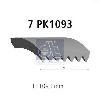 Keilrippenriemen DT Spare Parts 14.16000