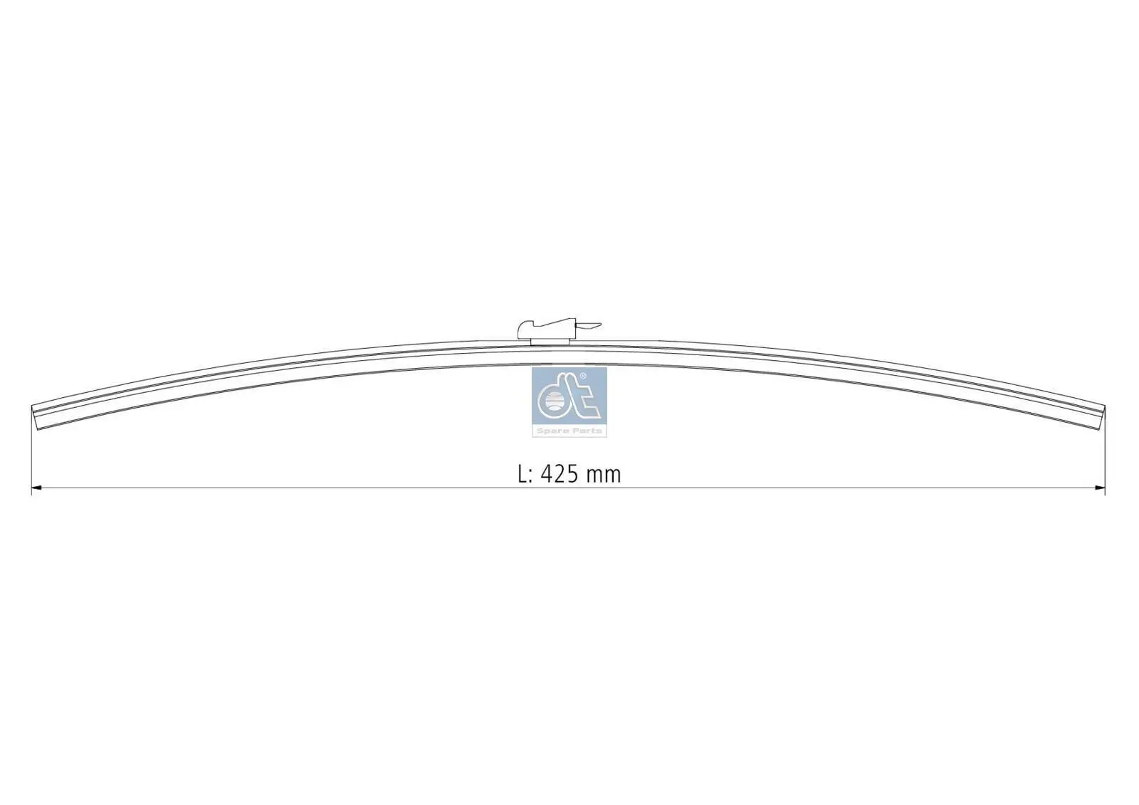 Wischblatt hinten DT Spare Parts 4.66639