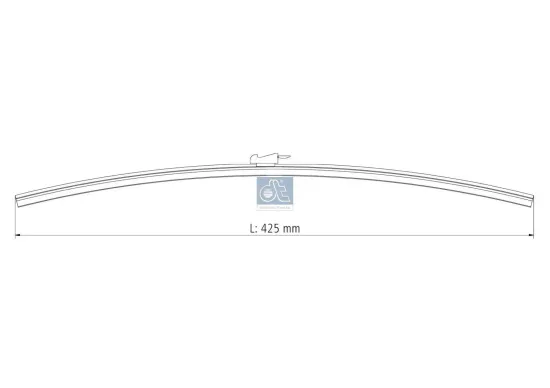 Wischblatt hinten DT Spare Parts 4.66639 Bild Wischblatt hinten DT Spare Parts 4.66639
