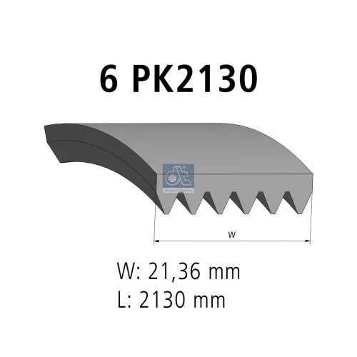 Keilrippenriemen DT Spare Parts 4.80689 Bild Keilrippenriemen DT Spare Parts 4.80689