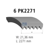 Keilrippenriemen DT Spare Parts 4.80707