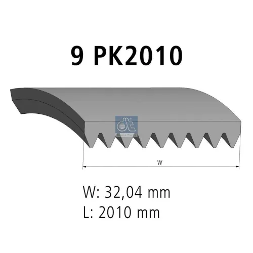 Keilrippenriemen DT Spare Parts 4.80767 Bild Keilrippenriemen DT Spare Parts 4.80767