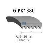 Keilrippenriemen DT Spare Parts 4.80927