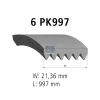 Keilrippenriemen DT Spare Parts 4.81104