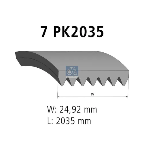 Keilrippenriemen DT Spare Parts 4.81363 Bild Keilrippenriemen DT Spare Parts 4.81363