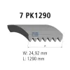 Keilrippenriemen DT Spare Parts 4.81421