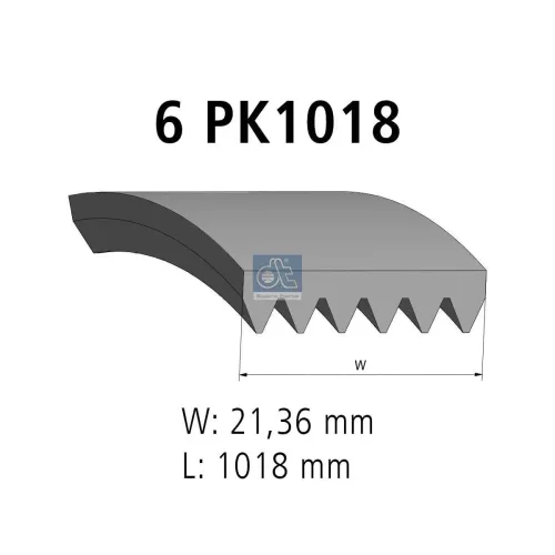Keilrippenriemen DT Spare Parts 5.41548 Bild Keilrippenriemen DT Spare Parts 5.41548