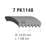 Keilrippenriemen DT Spare Parts 6.22086